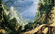 Paul Bril Mountain landscape oil painting artist